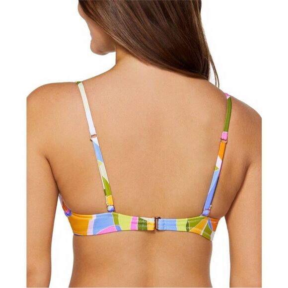 Raisins Moonshadow Underwire Push-Up Padded Bikini Top Small Multicolor - Picture 2 of 7